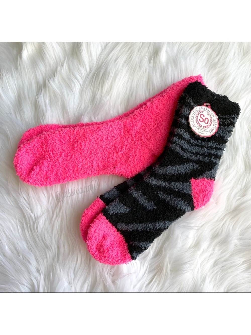 TWO Pairs of Cozy Socks